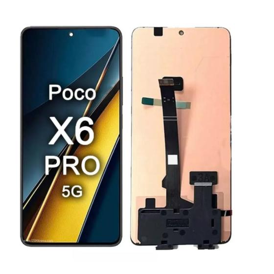 Imagem de Tela Display Touch Lcd Para PocoFone X6 Pro 5g Original Com Aro