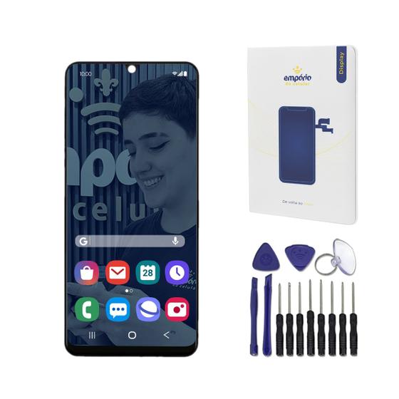 Imagem de Tela Frontal Compatível A31 A315 Com Aro Standard Preto