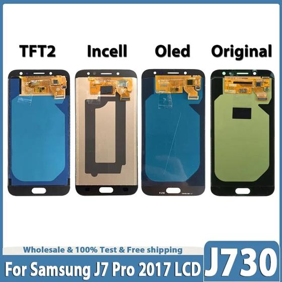 Imagem de Tela Frontal Display Touch Compatível J7 Pro J730 Incel