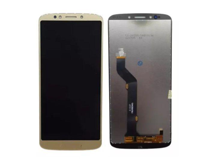 Imagem de Tela frontal touch display compativel mt e5 plus dourada
