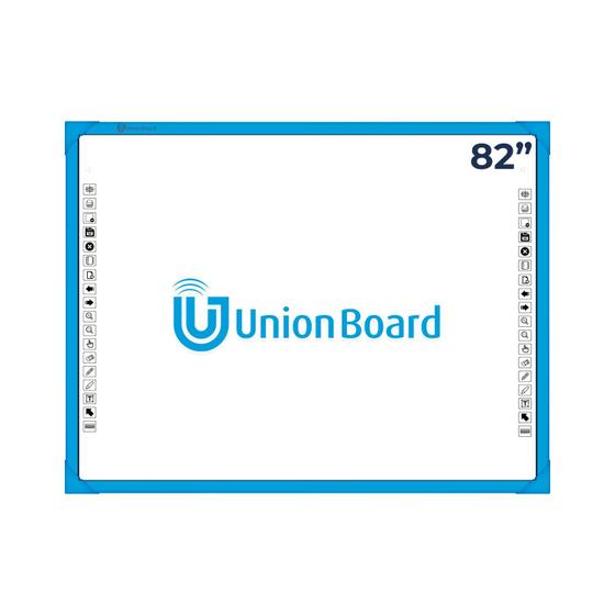 Imagem de Tela interativa unionboard color azul 82 polegadas