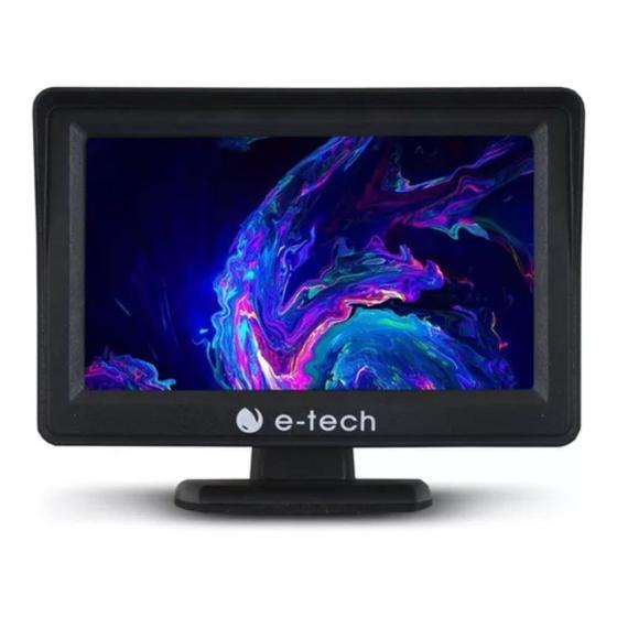 Imagem de Tela Lcd 4,3 Pol Portátil Monitor Veicular Digital 