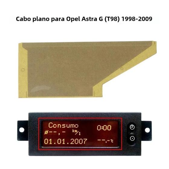 Imagem de Tela LCD Estéreo para Carro Opel Astra (024461677, 24461517) - Cabo de Fita para Reparo de Pixels