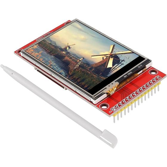 Imagem de Tela LCD TFT SPI de 2,4" (240x320) - Shield para STM32 (5V/3.3V) - ILI9341
