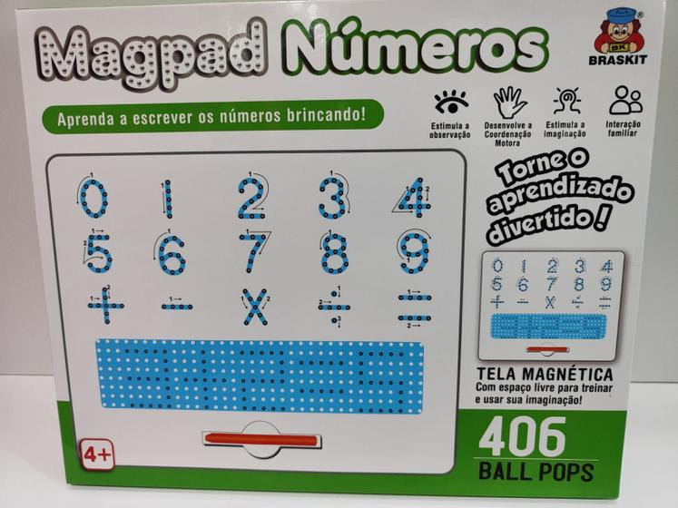 Imagem de Tela Magnética Magpad Numeros 1507 - Braskit