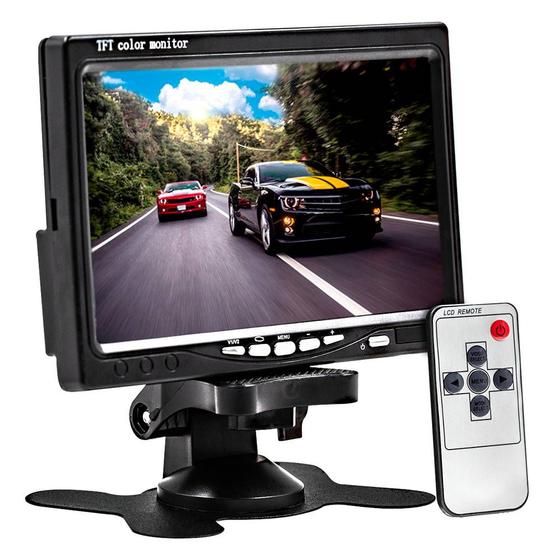 Tela Monitor Veicular Multimídia LCD 7 Polegadas Digital Portátil Haiz HZ-7001 Menor preço em Tela Monitor Veicular Multimídia LCD 7 Polegadas Digital Portátil Haiz HZ-7001