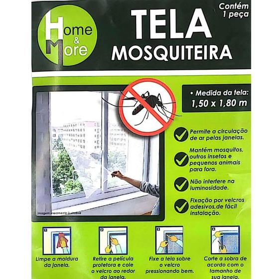 Imagem de Tela Mosquiteira Anti-Inseto / Mosquito Janela 150X180