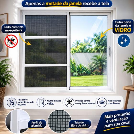 Tela Mosquiteira De Encaixe Regulável Resistente Pets - Lifelong