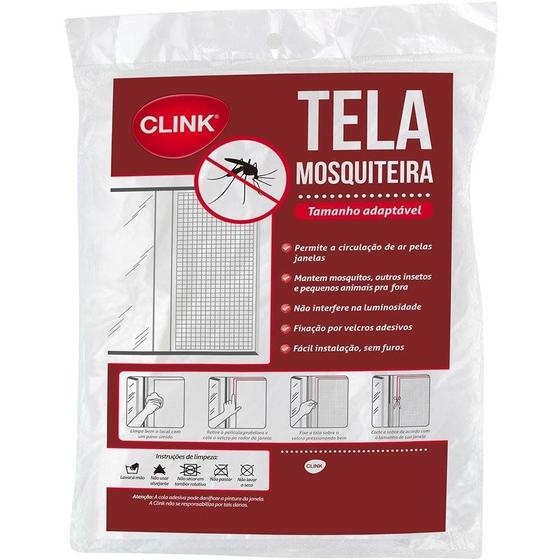 Imagem de Tela mosquiteira para janela 1,5x1,8 metros com adesivo