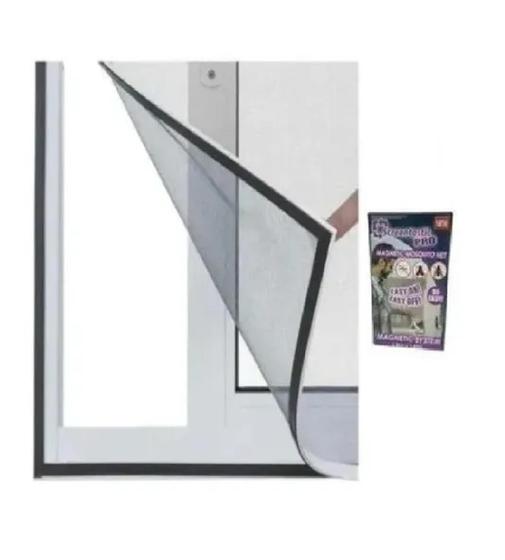 Tela Mosquiteiro Magico Pernilongo Mosquito Janela Com Fita Magnetica Proteção Menor preço em Tela Mosquiteiro Magico Pernilongo Mosquito Janela Com Fita Magnetica Proteção