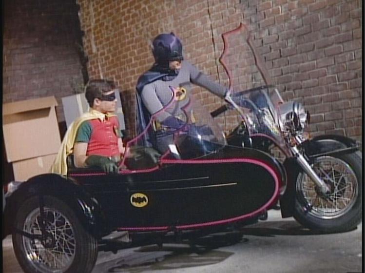 Imagem de Tela Movie Batman e Robin Side Bike