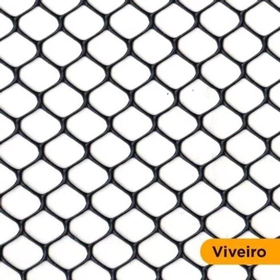 Tela plástica de pvc viveiro número 05 - 13mm (rolo 1 x 50 metros) - roma Menor preço em Tela plástica de pvc viveiro número 05 - 13mm (rolo 1 x 50 metros) - roma