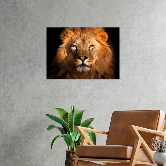 Imagem de Tela Quadro Decorativa Slim Lions 60x90