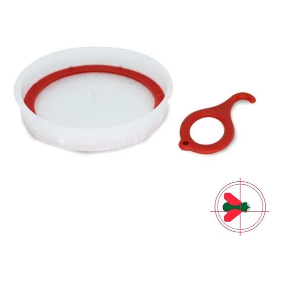 Imagem de Tela Ralo Protetor Contra Insetos Dengue Barata 10cm Paramax