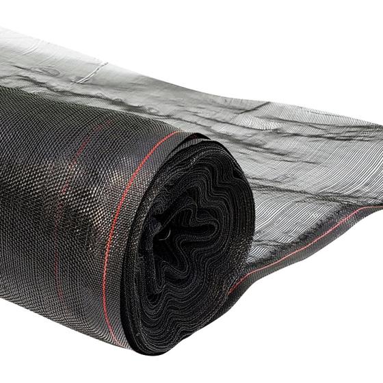 Imagem de Tela Sombrite Nylon 50 9x39m Preta Proteção e Sombreamento de Estufa Horta Flores Anti UV