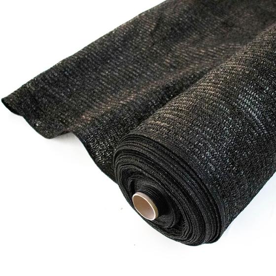 Imagem de Tela Sombrite Raschel 70% 3x52m Preta Para Proteção e Sombreamento de Estufa Horta Jardim Flores Mudas Toldo Viveiro e Garagem Anti UV