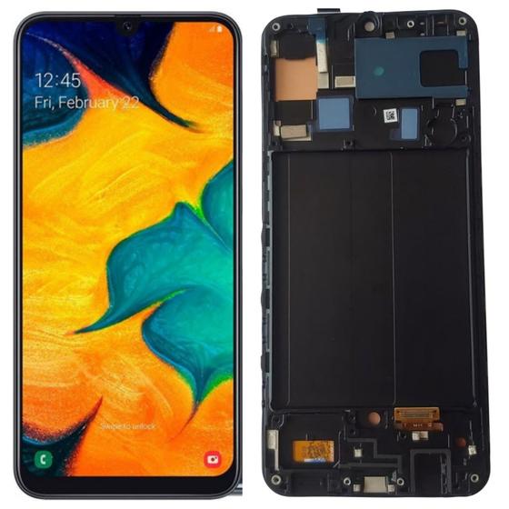 Tela Touch E Display Frontal Lcd Compativel A30 A305 C/ Aro Menor preço em Tela Touch E Display Frontal Lcd Compativel A30 A305 C/ Aro