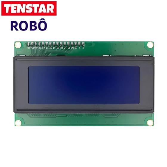 Imagem de Tela Verde Azul 20x4 LCD2004 + I2C LCD2004A Módulo LCD De Caracteres Para Arduino IIC Interface