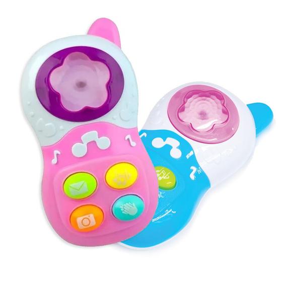 Imagem de Telefone Celular Bebê Infantil Didático Musical Luz Brinquedo