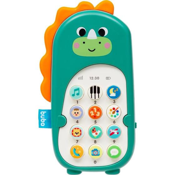 Imagem de Telefone Celular Brinquedo Bebê Infantil Educativo Musical Baby Phone Bilíngue Musical Interativo Buba 