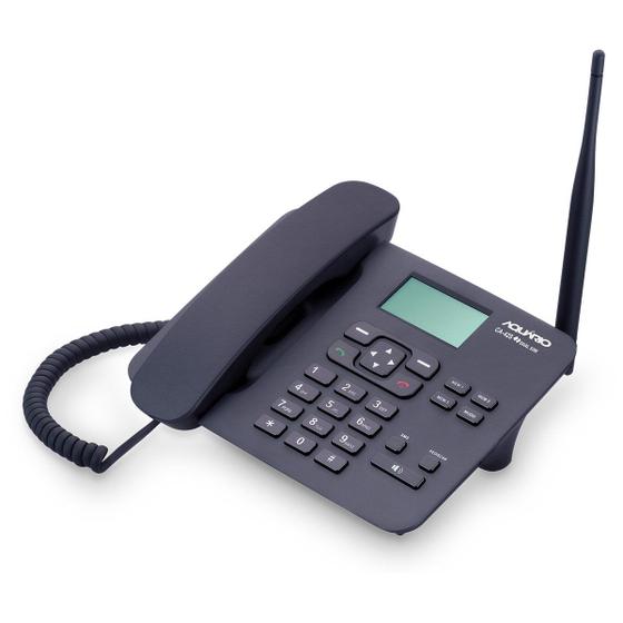 Imagem de Telefone Celular Rural Fixo De Mesa Quadriband 850/900/1800/1900 Mhz  Dual Chip Ca-42s