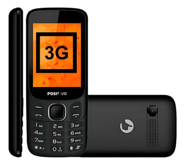 Telefone Celular Simples Ideal Pra Idoso P38 3g Botão Grande - Positivo Imagem de Telefone Celular Simples Ideal Pra Idoso P38 3g Botão Grande