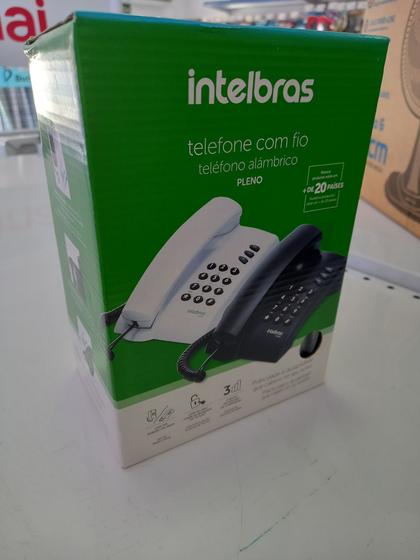 Imagem de Telefone Com Fio Intelbras Pleno - Preto