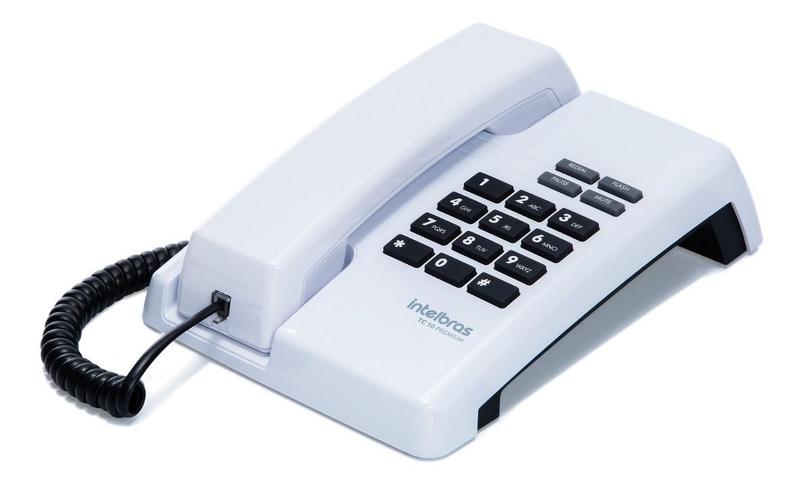 Imagem de Telefone com fio tc 50 premium branco intelbras