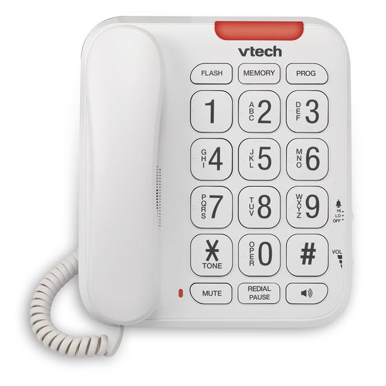 Imagem de Telefone com Fio VTech SN1107 - Botões Grandes e Alto-Falante