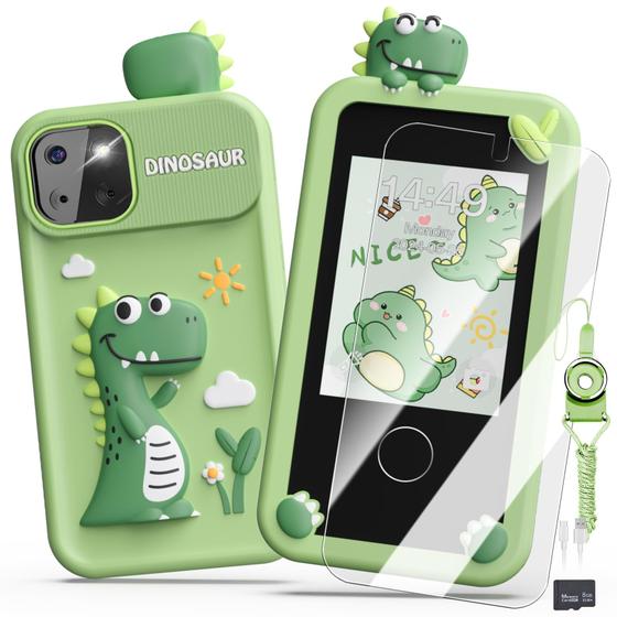 Imagem de Telefone de Brinquedo Infantil Luyiilo - Smart Unicorn com 16 Jogos Educativos