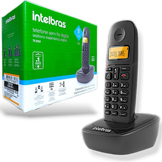 Imagem de Telefone Digital Sem Fio Intelbras Conexão c Ramal 110v e 220v