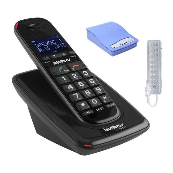Telefone Fixo Sem Fio Bina 3G Celular e Bateria alta duração ...