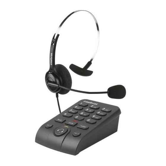 Imagem de Telefone Headset Hsb-40 Com Fio Intelbras