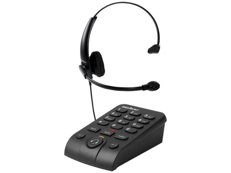 Imagem de Telefone Headset Intelbras com Base Discadora - Cancelador de Ruídos