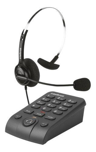 Imagem de Telefone Headset Intelbras Com Base Discadora Hsb 40