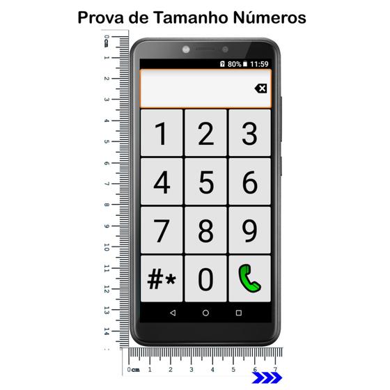 Imagem de Telefone Idoso  Tela 5.5 Sistema +Simples +Smart 32Gb 2chip