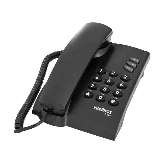 Imagem de Telefone Intelbras Com Fio Pleno Preto