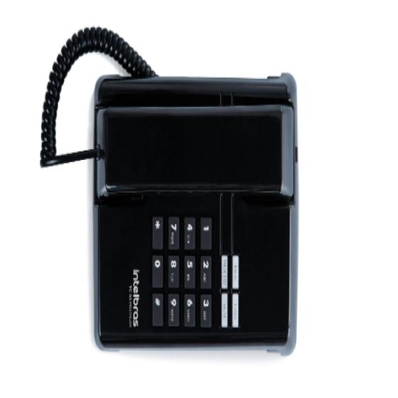 Imagem de Telefone Intelbras Premium Preto TC 50 Modo PABX