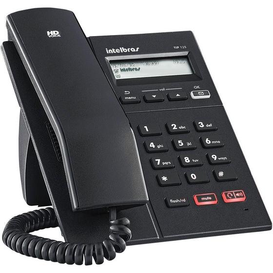 Telefone IP TIP 125i 4201251 Intelbras Menor preço em Telefone IP TIP 125i 4201251 Intelbras