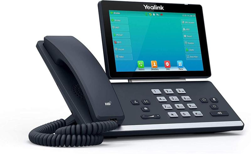 Imagem de Telefone IP Yealink SIP-T57W - Com Fio/Sem Fio - Wi-Fi, Bluetooth - Cinza Clássico