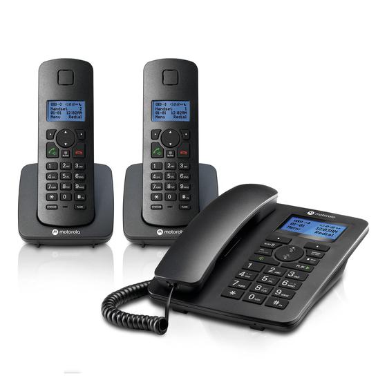 Imagem de Telefone Motorola Voice C42 C4202 - Com Fio e Sem Fio