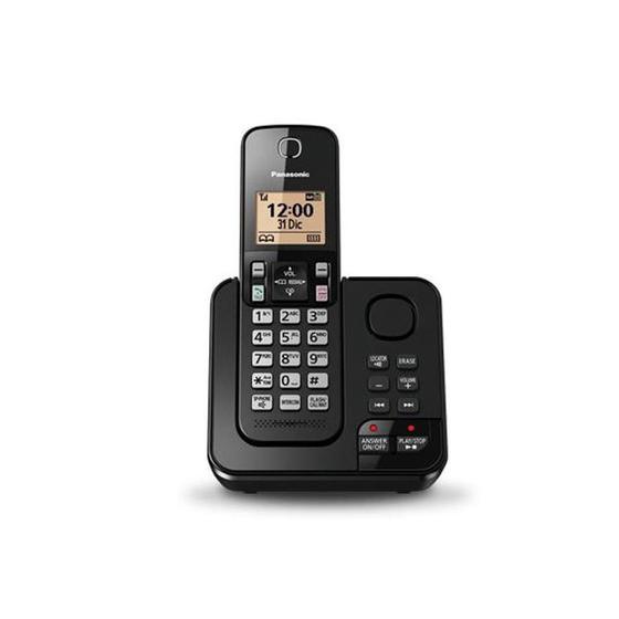 Imagem de Telefone Panasonic Kx Tgc360 Bin Preto 2V 1 Unidade