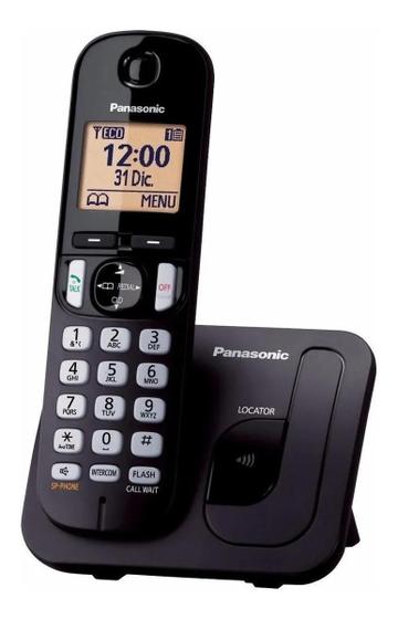Telefone Panasonic S/fio C/ Viva Voz Kx-tgc210lbb Menor preço em Telefone Panasonic S/fio C/ Viva Voz Kx-tgc210lbb