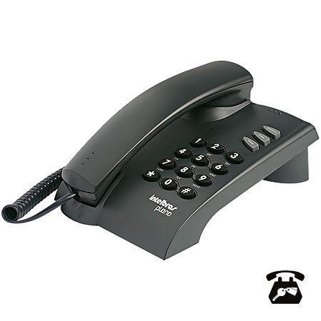 Imagem de Telefone Pleno Preto C/ Chave Funções Flash Redial Mute Opção De Chave E Bloqueio 4080057