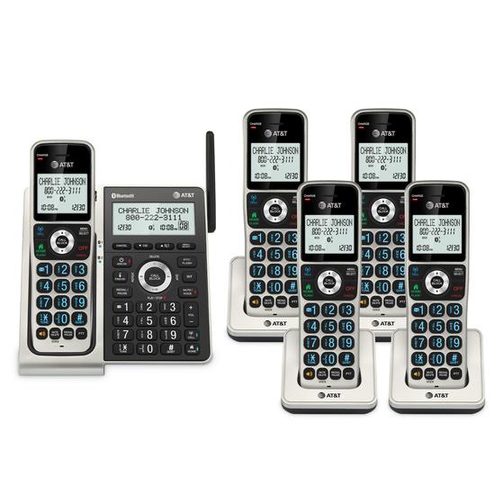 Imagem de Telefone residencial sem fio AT&T BL3107-5 DECT 6.0 com Bluetooth 5HS