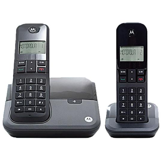 Imagem de Telefone Sem Fio + 1 Ramal C/identificador de Chamadas Moto3000-mrd2 110611 Motorola
