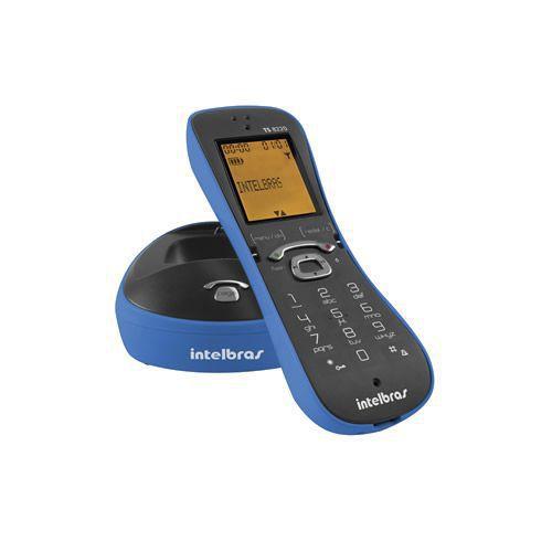 Imagem de Telefone Sem Fio Com Design Exclusivo Azul TS 8220 - Intelbras