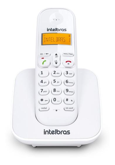 Imagem de Telefone Sem Fio Com Identificador De Chamadas Ts 3110 Branco Intelbras
