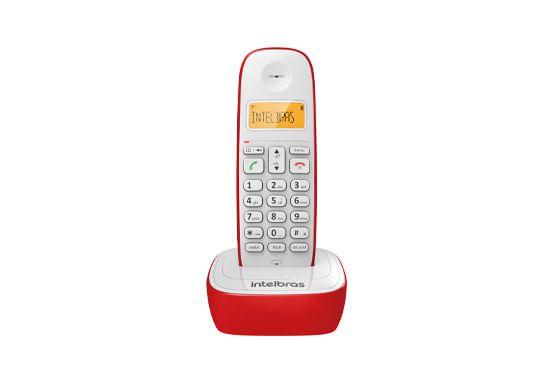 Telefone sem Fio com Identificador e Display Luminoso TS 7510 Vermelho Intelbras Imagem de Telefone sem Fio com Identificador e Display Luminoso TS 7510 Vermelho Intelbras