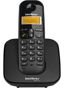 Imagem de Telefone Sem Fio Com Identificador Ts 3110 Preto Intelbras